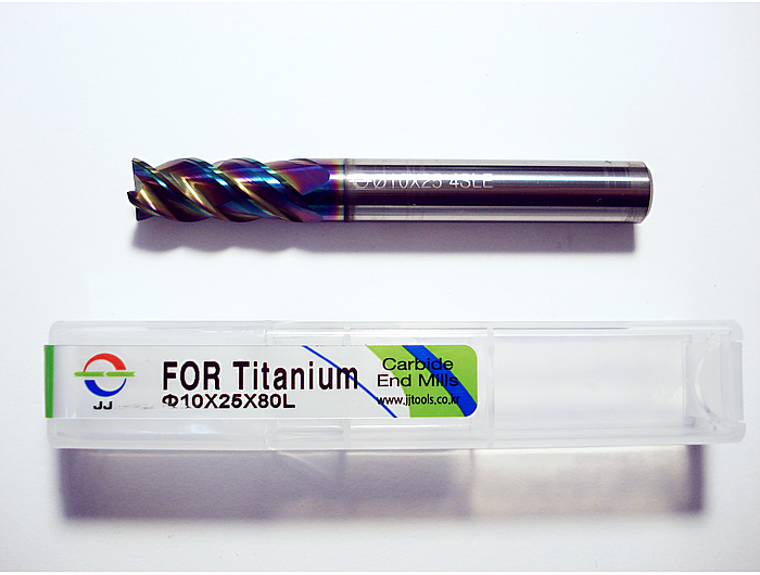 Фреза по нержавейке 4SLE100250S10 10*25*80L*S10*4F (sus, inconel, 42°) + ТИТАН