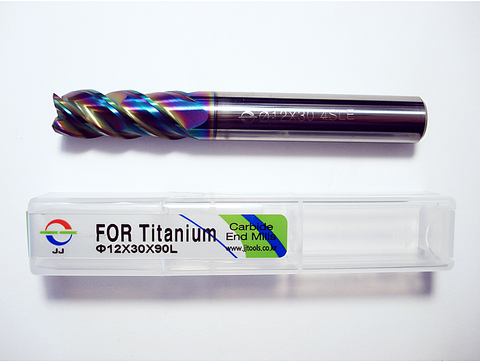 Фреза по нержавейке 4SLE120300S12 12*30*90L*S12*4F (sus, inconel, 42°) + ТИТАН