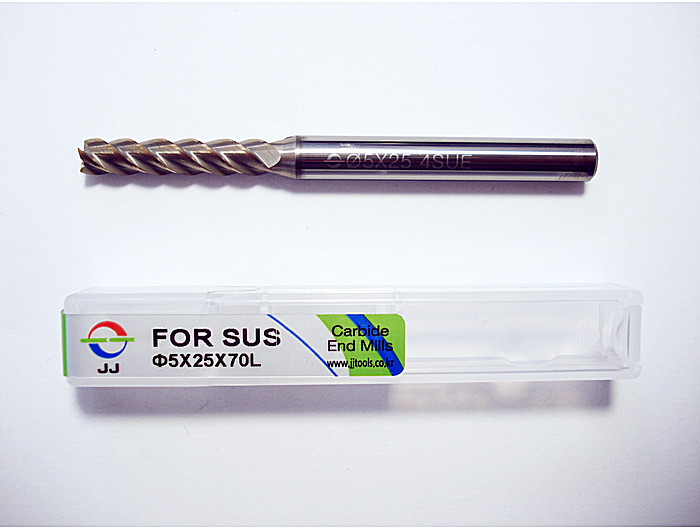 Фреза по нержавейке 4SUE050250S06 5*25*70L*S6*4F*J-CRO