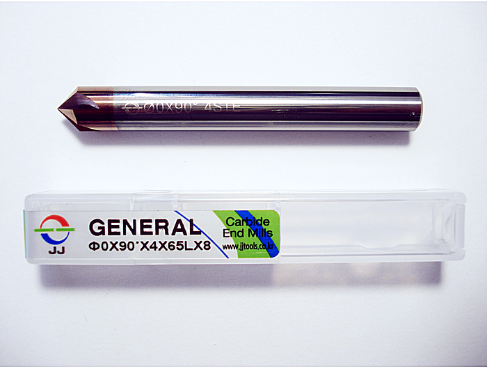 Фреза фасочная 4STE000900S08 0x4x90°x65LxS8x4F