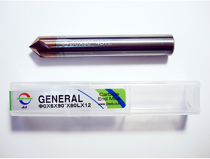 Фреза фасочная 4STE000900S12 0*6*90°*80L*S12*4F