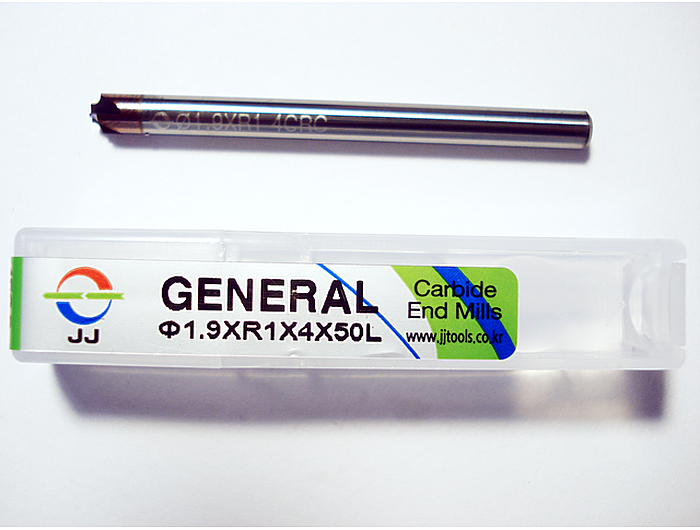 Фреза для заокруглення кутів 4CRC019010S04 (1.9xR1x50LxS4x4F)