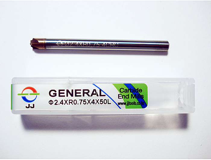 Фреза для скругления углов 4CRC0240075S04 (2.4xR0.75x50LxS4x4F)