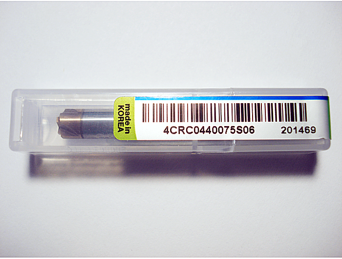 Фреза для скругления углов 4CRC0440075S06 (4.4xR0.75x50LxS6x4F)