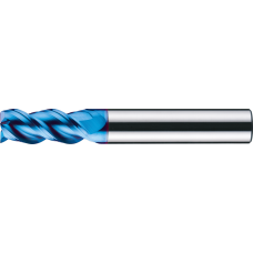 Фреза кінцева 3NSE100220S10 10*22*70L*S10*3F*BLUE