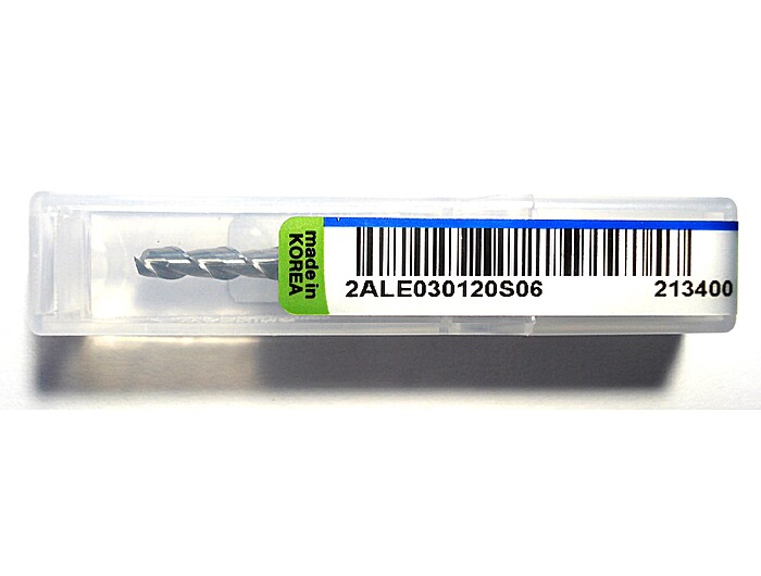 Фреза по алюминию 2ALE030120S06 3*12*50L*S6*2F