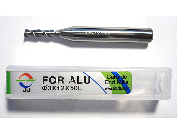 Фреза по алюминию 2ALE030120S06 3*12*50L*S6*2F