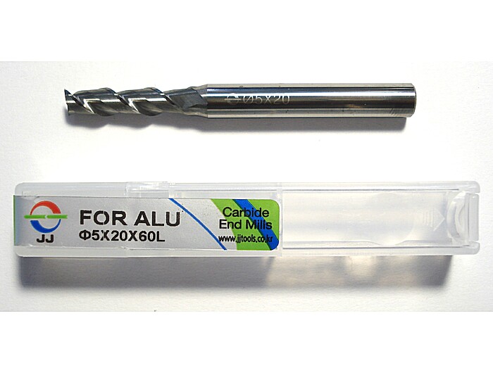 Фреза по алюминию 2ALE050200S06 5*20*60L*S6*2F