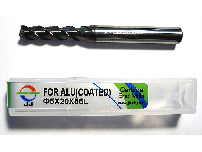 Фреза по алюминию 3ALEC050200S06 5*20*55L*S6*3F*RTAC