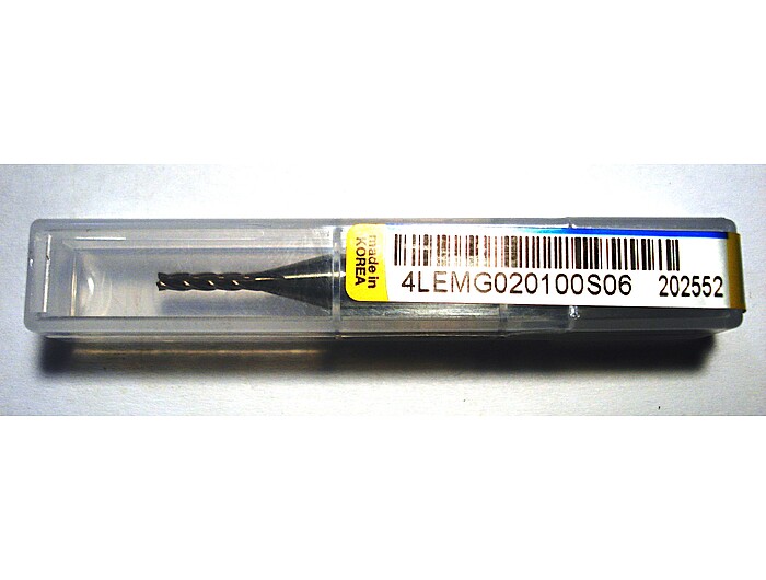 Фреза конечная длинная 4LEMG020100S06 2*10*60L*S6*4F*J-CRO
