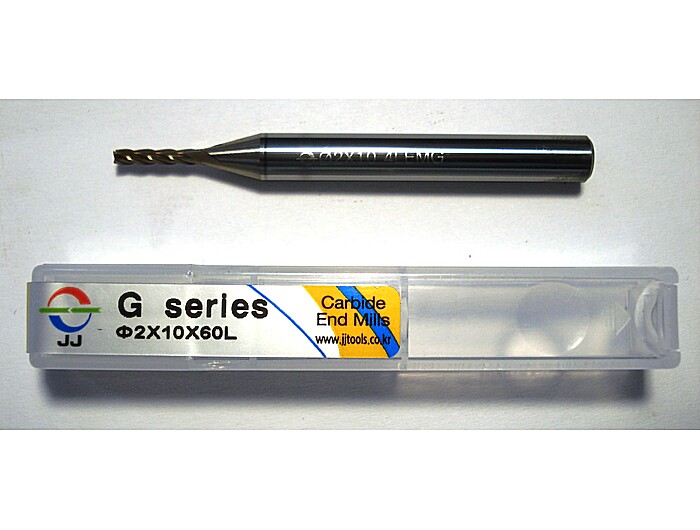 Фреза конечная длинная 4LEMG020100S06 2*10*60L*S6*4F*J-CRO