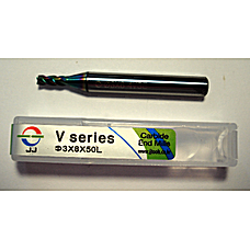 Фреза концевая 4VSE030080S06 3*8*50*S6*4F 35°/38° 42HRC