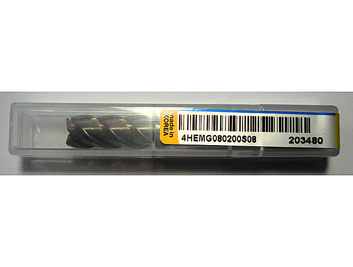 Фреза кінцева 4HEMG080200S08 8*20*60L*S8*4F*J-CRO 45° 52HRC