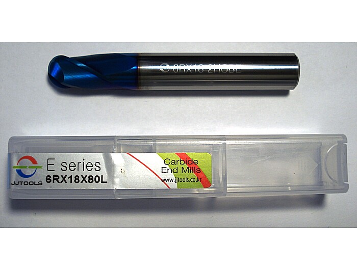 Фреза радиусная 2HCBE120180080 6R*12*18*80L*S12*2F*BLUE