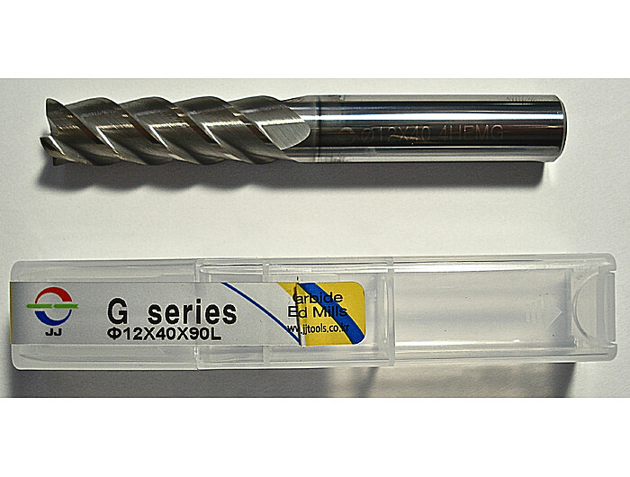 Фреза концевая 4HEMG120400S12 12*40*90L*S12*4F*J-CRO 45° 52HRC