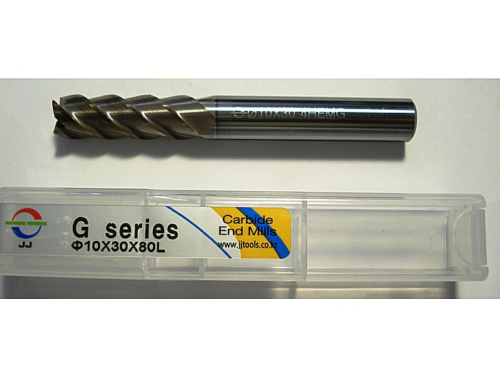 Фреза концевая 4HEMG100300S10 10*30*80L*S10*4F*J-CRO 45° 52HRC