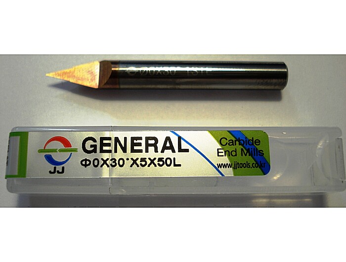 Фрезы гравировальные 1STE000300S06 (0x5x30°x50LxS6x1F)