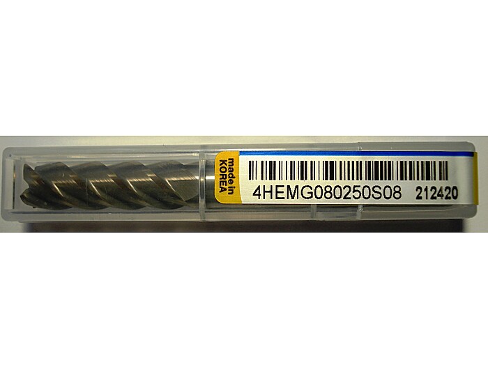 Фреза кінцева 4HEMG080250S08 8*25*70L*S8*4F*J-CRO