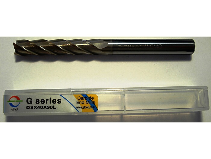 Фреза конечная длинная 4LEMG080400S08 8*40*90L*S8*4F*J-CRO