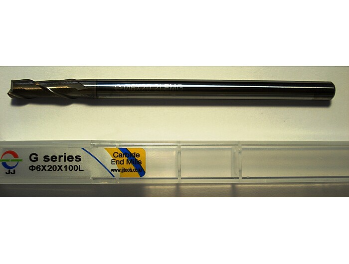 Фреза кінцева довга 2LEMG060200100 6*20*100L*S6*2F*J-CRO