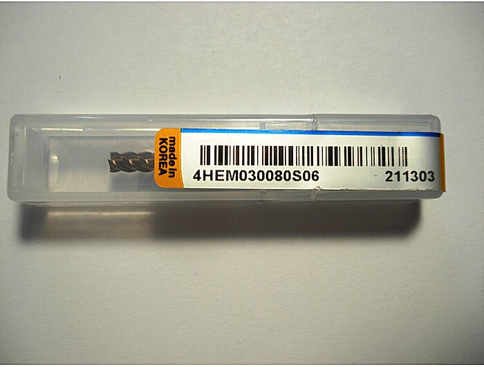 Фреза кінцева 4HEM030080S06 3*8*45L*S6*4F