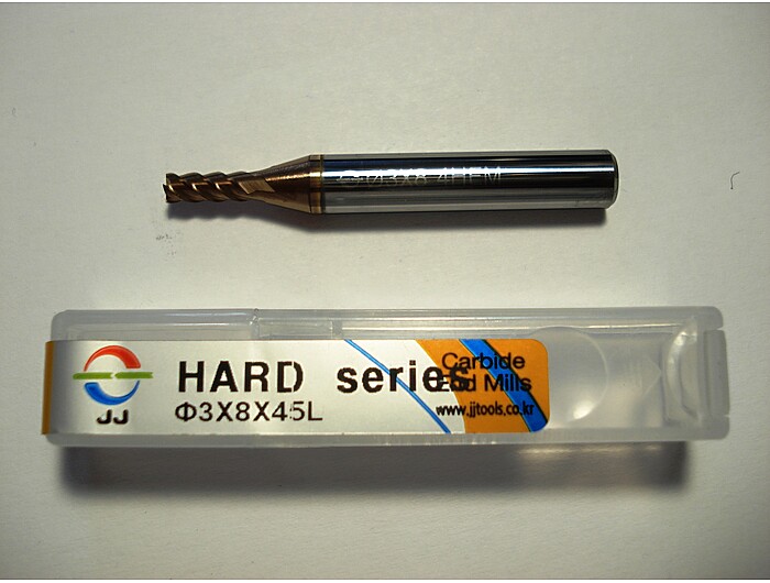 Фреза кінцева 4HEM030080S06 3*8*45L*S6*4F