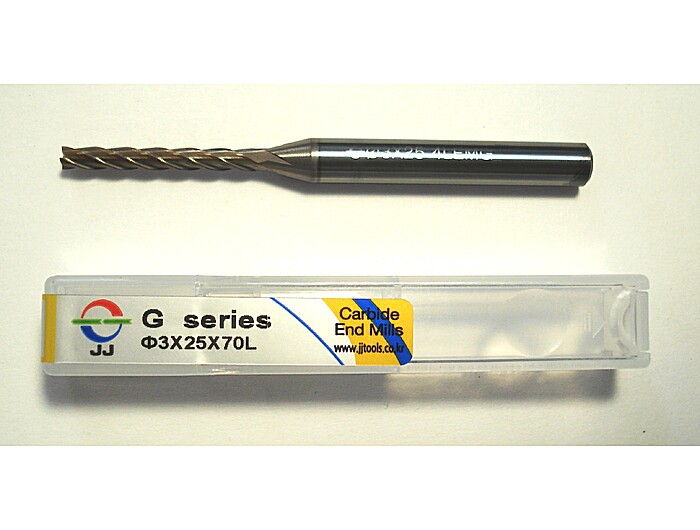 Фреза конечная длинная 4LEMG030250S06 3*25*70L*S6*4F*J-CRO