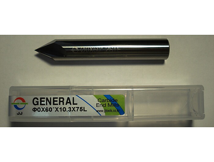 Фреза фасочная 2STE000600S12 (0x10.3x60°x75LxS12x2F)