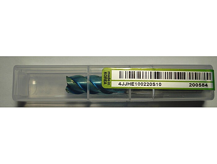 Фреза кінцева 4JJHE100220S10 (10x22x70LxS10x4F)