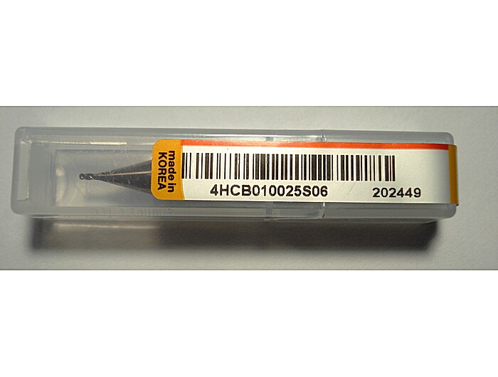 Фреза радиусная 4HCB010025S06 0.5R*1*2.5*50L*S6*4F