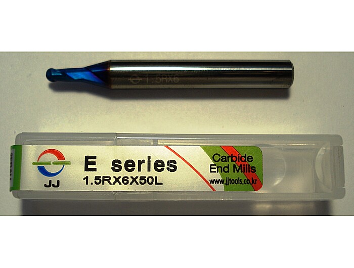 Фреза радиусная 2HCBE030060S06 1.5R*3*6*50L*S6*2F*BLUE