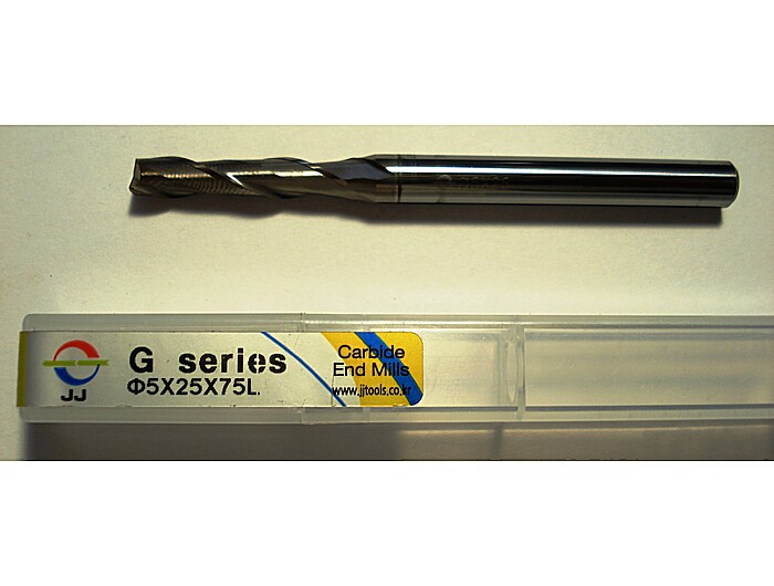 Фреза конечная длинная 2LEMG050250S06 5*25*75L*S6*2F*J-CRO