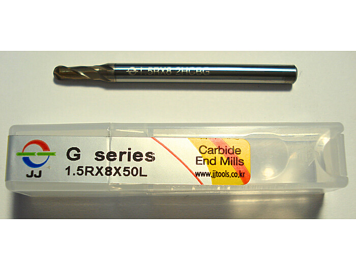 Фреза радіусна 2HCBG030080S04 1.5R*3*8*50L*S4*2F*J-CRO