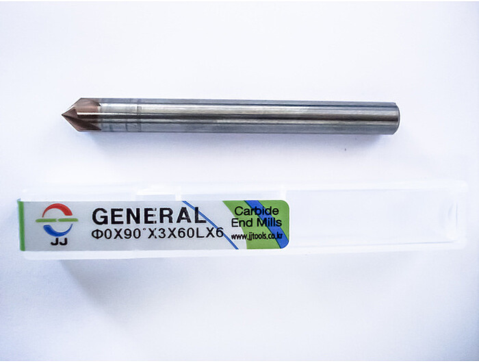 Фреза фасочная 4STE000900S06 0*3*90°*60L*S6*4F